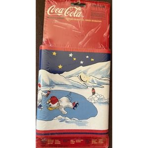 Coca Cola Coke Polar Bears Wallpaper Border. Rare Discontinued 15’. Vtg 1996.NOS